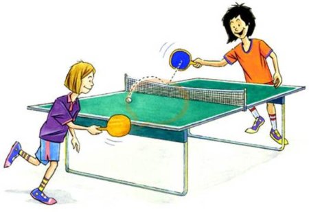 Настольный теннис дети