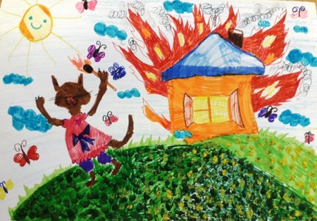 Пожарная безопасность в жилье рисунок