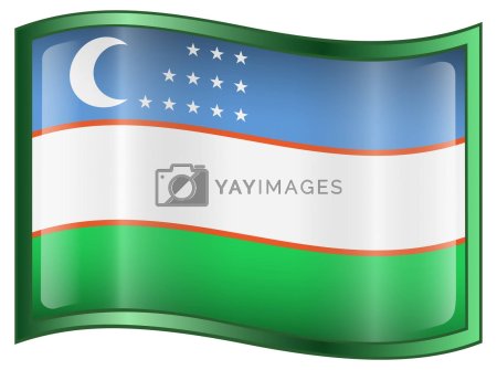 Флаг Узбекистана иконка