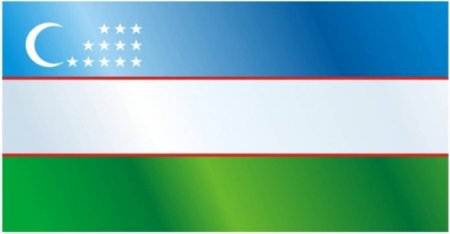Флаг Республики Узбекистан