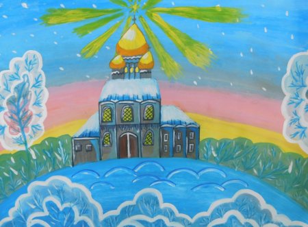 На тему Рождества "волшебные мгновения"