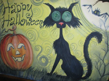 Плакат на Хэллоуин