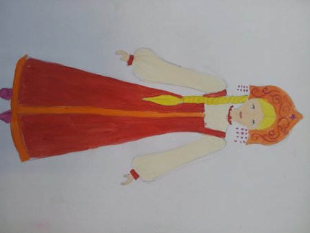 Изо 5кл русский народный, праздничный костюм