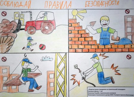 Рисунок по технике безопасности