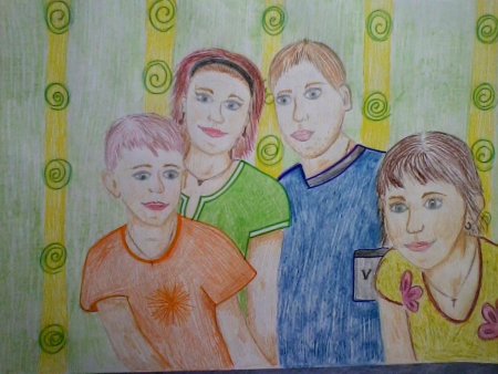 Счастливы вместе рисунки для конкурса