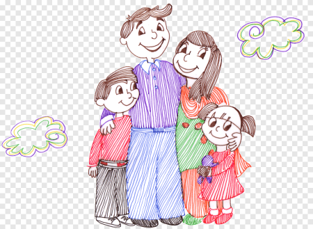 Рисунок семьи детский