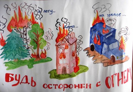 Предупреждение пожаров и шалости детей с огнем