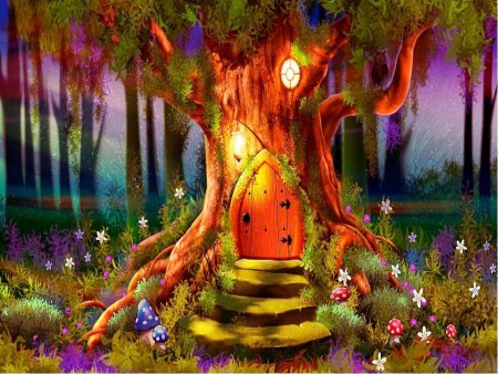 Волшебные деревья в сказках