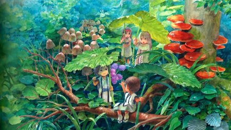 Иллюстрация сказочного леса