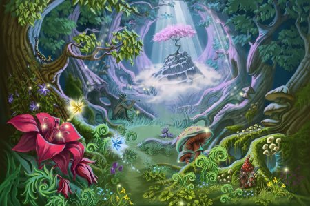 Волшебный сказочный лес