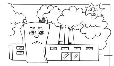 Раскраска чистый воздух