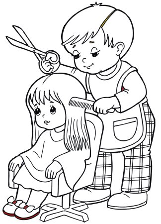 Профессии раскраски для детей