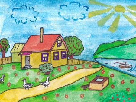 Рисунок лето