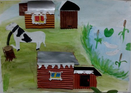 Рисунок на тему родной край