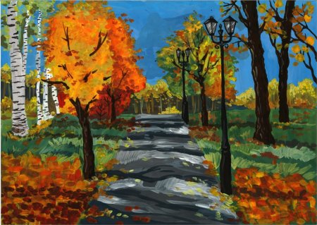 Конкурс рисунков осенняя палитра