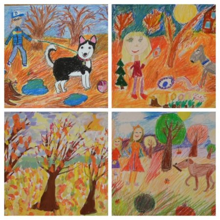 Рисунок на тему палитра осени