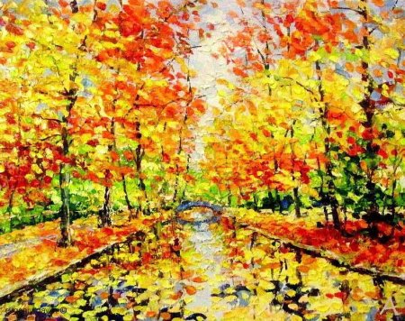 Гавлин Евгений художник осенние пейзажи