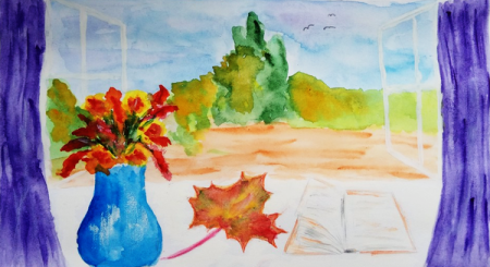 Весна в окно стучится рисование