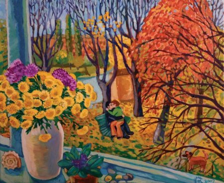 Осеннее настроение сюжетная композиция