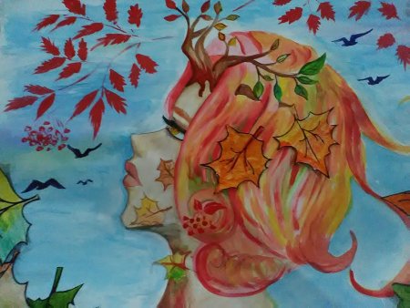 Рисунок на осеннюю тему