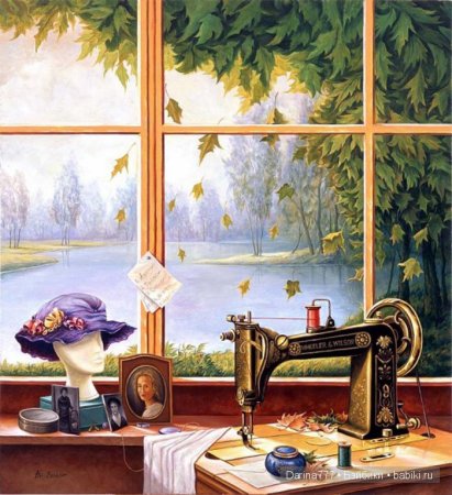 Швейная машинка в живописи