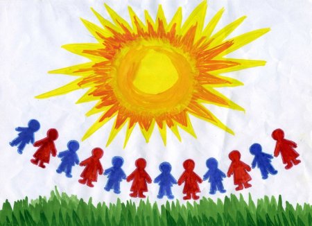 Рисунок о мире и дружбе