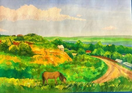 Пейзаж дали моей Родины