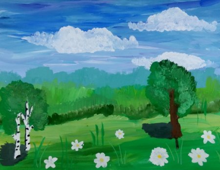 Рисование 4 класс родные просторы