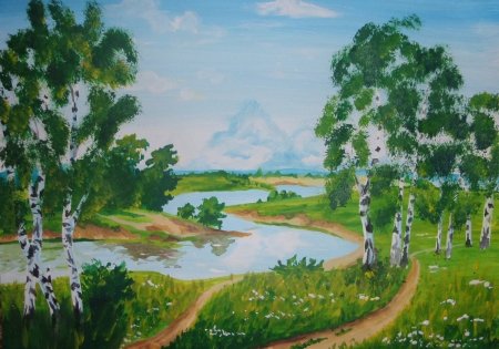 Художник Самарская Елена моя Россия-Святая Русь