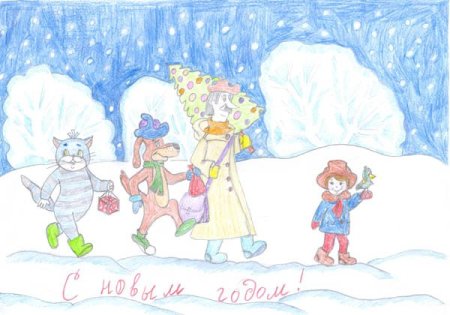Конкурс рисунков Новогодняя сказка