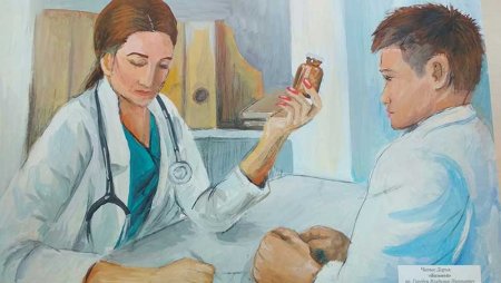 Рисунок на тему медицинские работники