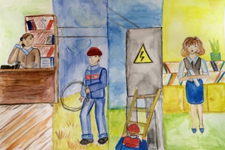 Рисунок чистый город