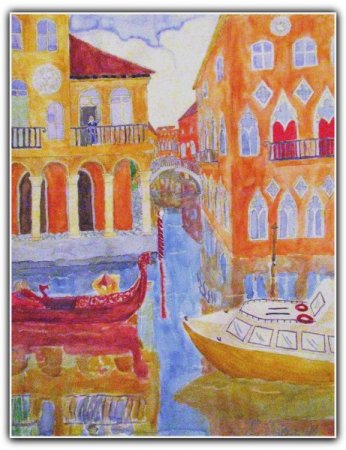 Нарисовать венецианскую ночь