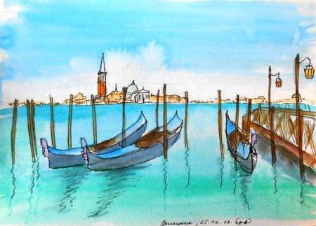 Рисунок на тему Венеция