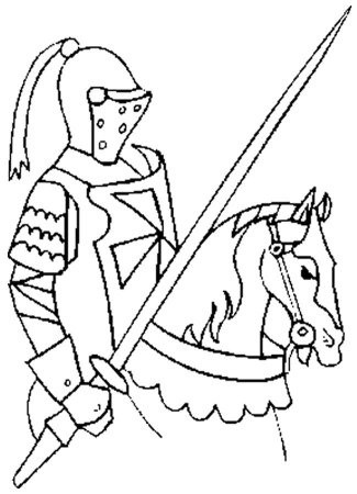 Рыцарь рисунок