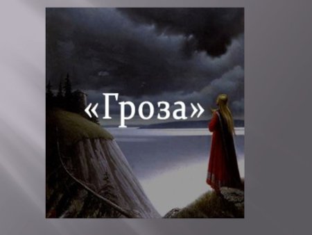 Гроза Островский Постер