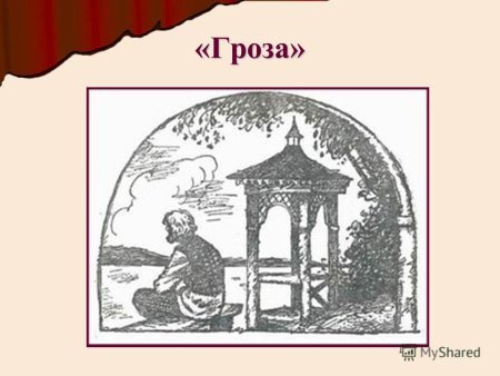 Эскизы декораций к пьесе Островского гроза