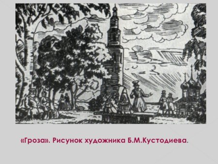 Островский гроза иллюстрации город Калинов