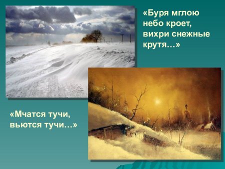 Стих Пушкина буря мглою небо кроет