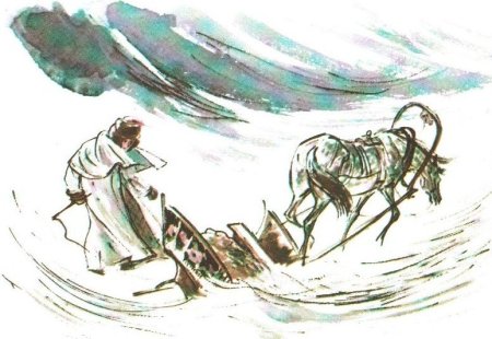 Рисунок к повести метель