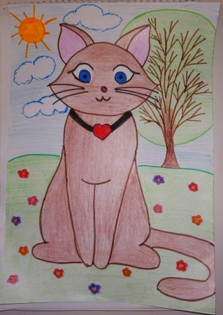 Рисунок на тему мой домашний питомец