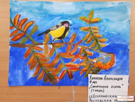 Рисование Синичкин день