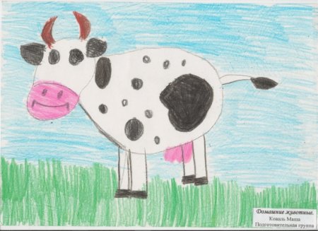 Рисование в подготовительной группе на тему домашние животные