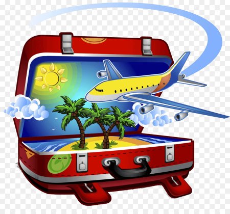 Путешествие на прозрачном фоне