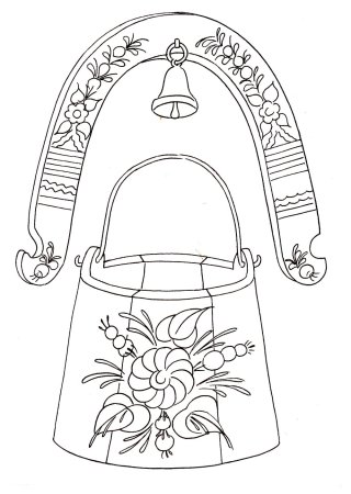 Народные промыслы. Раскраска