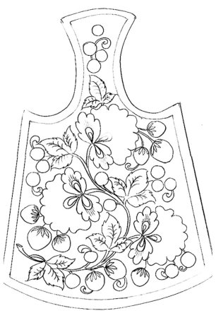 Разделочная доска рисунок