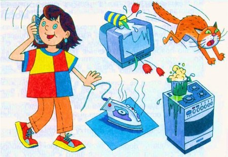Безопасность с электроприборами для детей
