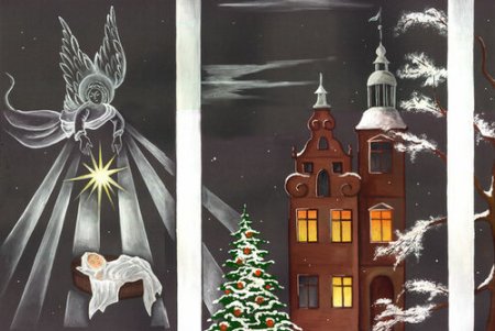 Рисунки и поделки на тему Рождество