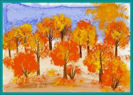 Нетрадиционная техника в рисовании Набрыск