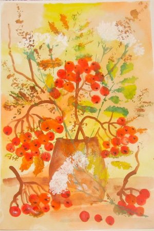 Рисование в подготовительной группе осенью